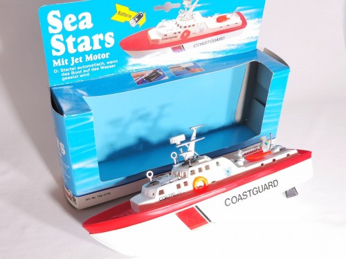SIMBA réf. 726 4776 - Bateau Coastguard à moteur électrique, dans sa boite d'origine