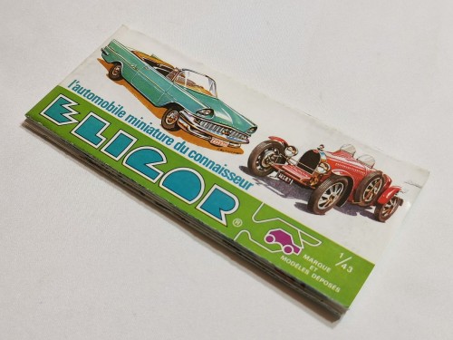 Eligor - Mini catalogue dépliant voitures 1/43