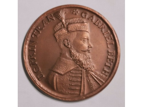 Médaille - Reproduction agrandie de 1 Thaler Gabriel Bethlen - Principauté de Transylvanie (Hongrie) 1619 - SPL