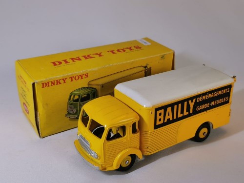 DINKY TOYS 33AN / 577 - Simca Cargo fourgon "Bailly Déménagements", avec boîte d'origine