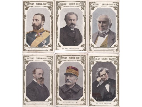 Chocolat Guérin-Boutron - 6 chromos du 1er Livre d'Or des célébrités contemporaines - 1903 à .... - Lot No2
