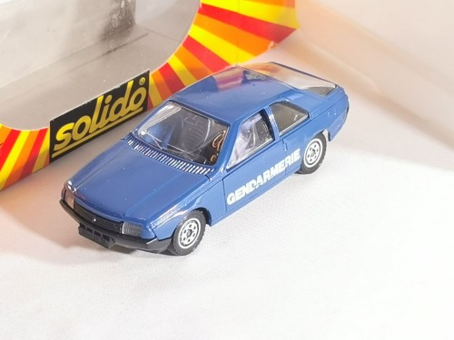 SOLIDO 1308 - Renault Fuego Gendarmerie, avec boîte d'origine